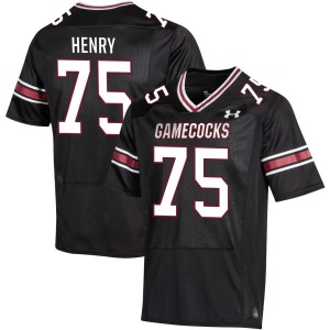 Cason Henry Gamecocks #75 College Football 2025-26 Men Jerseys - Black 867155-498