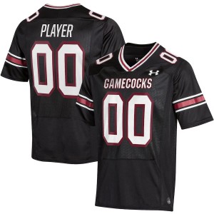 Custom South Carolina Gamecocks #00 Replica College Football Men's Jersey - Black 233882-118