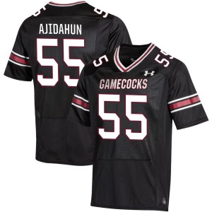 Damola Ajidahun South Carolina Mens Embroidery College Football #55 Jerseys - Black 682652-681