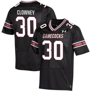 Demon Clowney Gamecocks 2025-26 College Football Men's #30 Jerseys - Black 554722-757