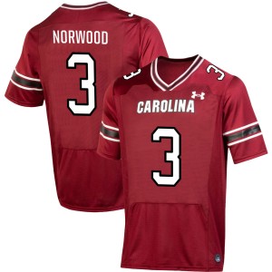 Myles Norwood University of South Carolina Mens College Football 2025 #3 Jersey - Garnet 492773-101