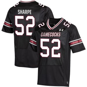 Nick Sharpe Gamecocks Mens #52 Official College Football Jerseys - Black 738532-840