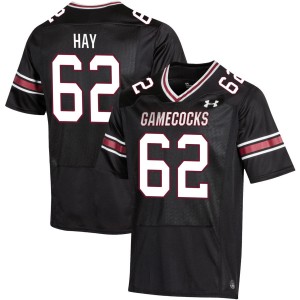 Nolan Hay South Carolina University #62 Men College Football Jersey - Black 820659-991