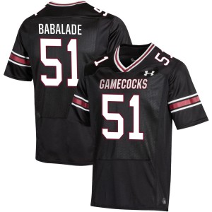Tree Babalade University of South Carolina Men's 2025-26 #51 College Football Jerseys - Black 741813-861