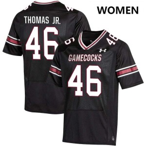 Bryan Thomas Jr. University of South Carolina #46 2025-26 College Football Women's Jerseys - Black 324118-770