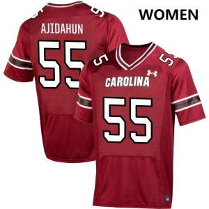 Damola Ajidahun Gamecocks Women's Player #55 College Football Jersey - Garnet 913221-264