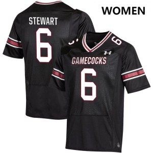 Dylan Stewart South Carolina Womens Embroidery #6 College Football Jersey - Black 176023-182