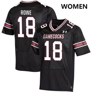 Brian Rowe South Carolina Limited College Football #18 Women's Jerseys - Black 274124-725