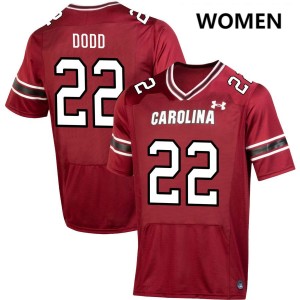 Jaquavious Dodd Gamecocks College Football Player #22 Women Jersey - Garnet 864020-905