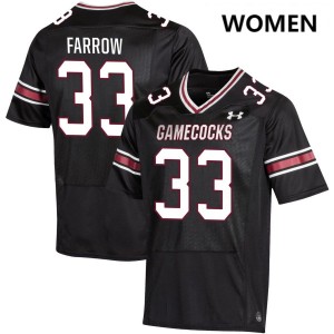 Kyler Farrow Gamecocks College Football #33 Player Women Jerseys - Black 113532-209