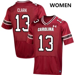 Malik Clark South Carolina College Football 2025-26 #13 Women's Jerseys - Garnet 194971-286