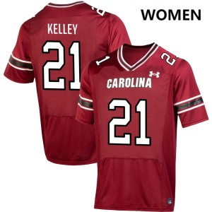 Max Kelley Gamecocks #21 2025-26 Women's College Football Jerseys - Garnet 450660-529