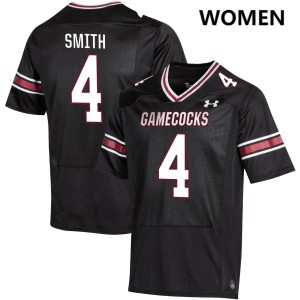Michael Smith South Carolina Gamecocks College Football #4 Women's Limited Jersey - Black 763753-436