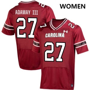 Oscar Adaway III South Carolina Women College Football Player #27 Jerseys - Garnet 998764-451
