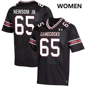 Rodney Newsom Jr. South Carolina #65 Women's 2025 College Football Jersey - Black 696505-851