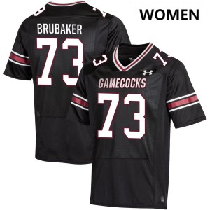 Ryan Brubaker University of South Carolina College Football Women's Game #73 Jersey - Black 557421-351