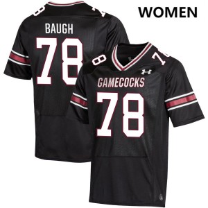 Trovon Baugh University of South Carolina #78 College Football Women's Player Jerseys - Black 810573-744