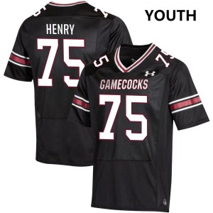 Cason Henry Gamecocks #75 Youth 2025-26 College Football Jersey - Black 449957-474