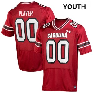 Custom South Carolina Player College Football #00 Youth Jersey - Garnet 857063-171