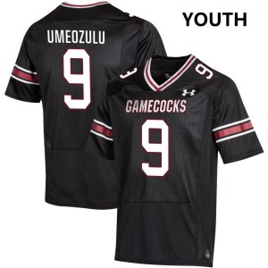 Desmond Umeozulu South Carolina Gamecocks Player Youth #9 College Football Jersey - Black 689060-893