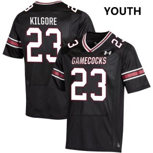 Gerald Kilgore Gamecocks College Football Youth #23 2025-26 Jersey - Black 811520-454