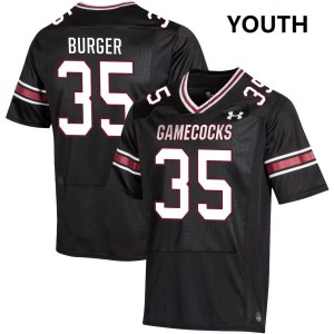 Jackson Burger University of South Carolina College Football Youth Limited #35 Jersey - Black 154527-164