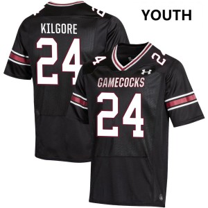Jalon Kilgore University of South Carolina College Football #24 Youth Official Jerseys - Black 587676-239