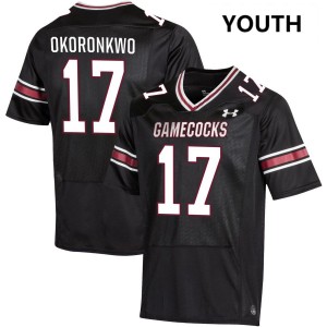 Justin Okoronkwo South Carolina Gamecocks #17 Youth College Football Game Jersey - Black 172972-733