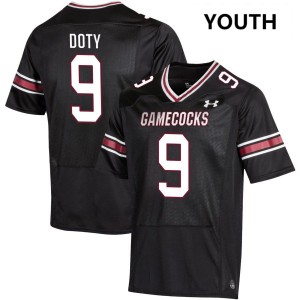Luke Doty Gamecocks College Football Alumni #9 Youth Jerseys - Black 623413-320