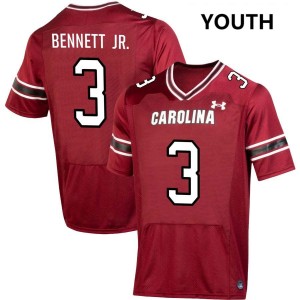 Mazeo Bennett Jr. South Carolina Youth #3 2025-26 College Football Jerseys - Garnet 836902-873