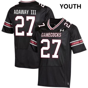 Oscar Adaway III South Carolina Gamecocks Youth 2025-26 College Football #27 Jerseys - Black 713552-803