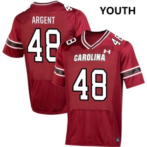 Peyton Argent South Carolina Gamecocks College Football Youth High School #48 Jersey - Garnet 242975-414